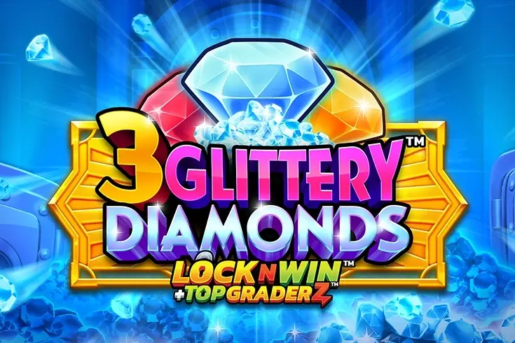 3 Glittery Diamonds